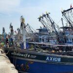 Valentina Shevchenko Instagram - Visiting Thai fisherman port today 🎣 #Thailand #fisherman #seaport #travel #lifestyle #pescador Phuket, Thailand