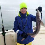 Valentina Shevchenko Instagram - Also, I caught ashark 🦈 🙂 #PugetSound #Fishing #Shark