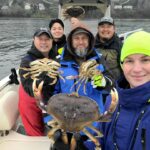 Valentina Shevchenko Instagram - Winter at Puget Sound 😍 Crabbing with friends 🦀 #DungenessCrab #PugetSound #WashingtonState Puget Sound-Seattle, WA
