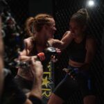 Valentina Shevchenko Instagram - Can’t believe it was 4 years ago ! Since we shoot #BruisedTheMovie 🤩 Thank you @fullerframes for sharing with me this #BTS memories 😍 #LadyKiller #Bruised #HalleBerry #Bullet