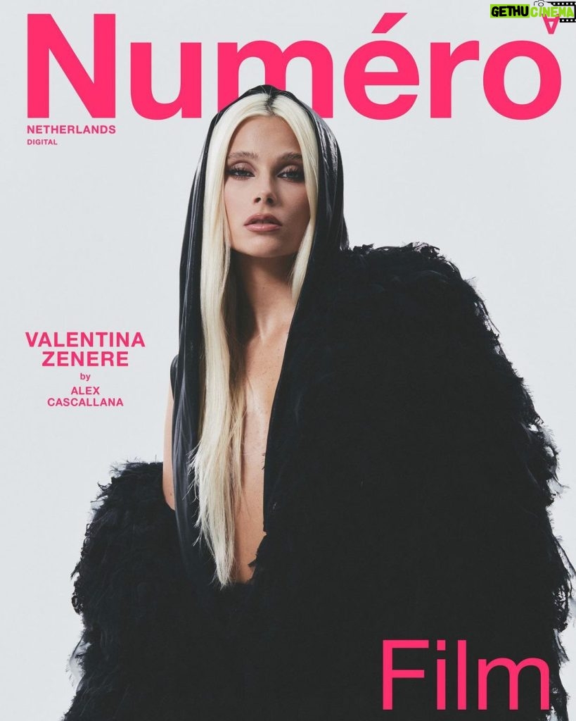 Valentina Zenere Instagram - happy to be on the cover of the new @numero_netherlands issue, thanks to all the team. photo: @alexcascallana styling: @davmartens grooming: @albaglance
