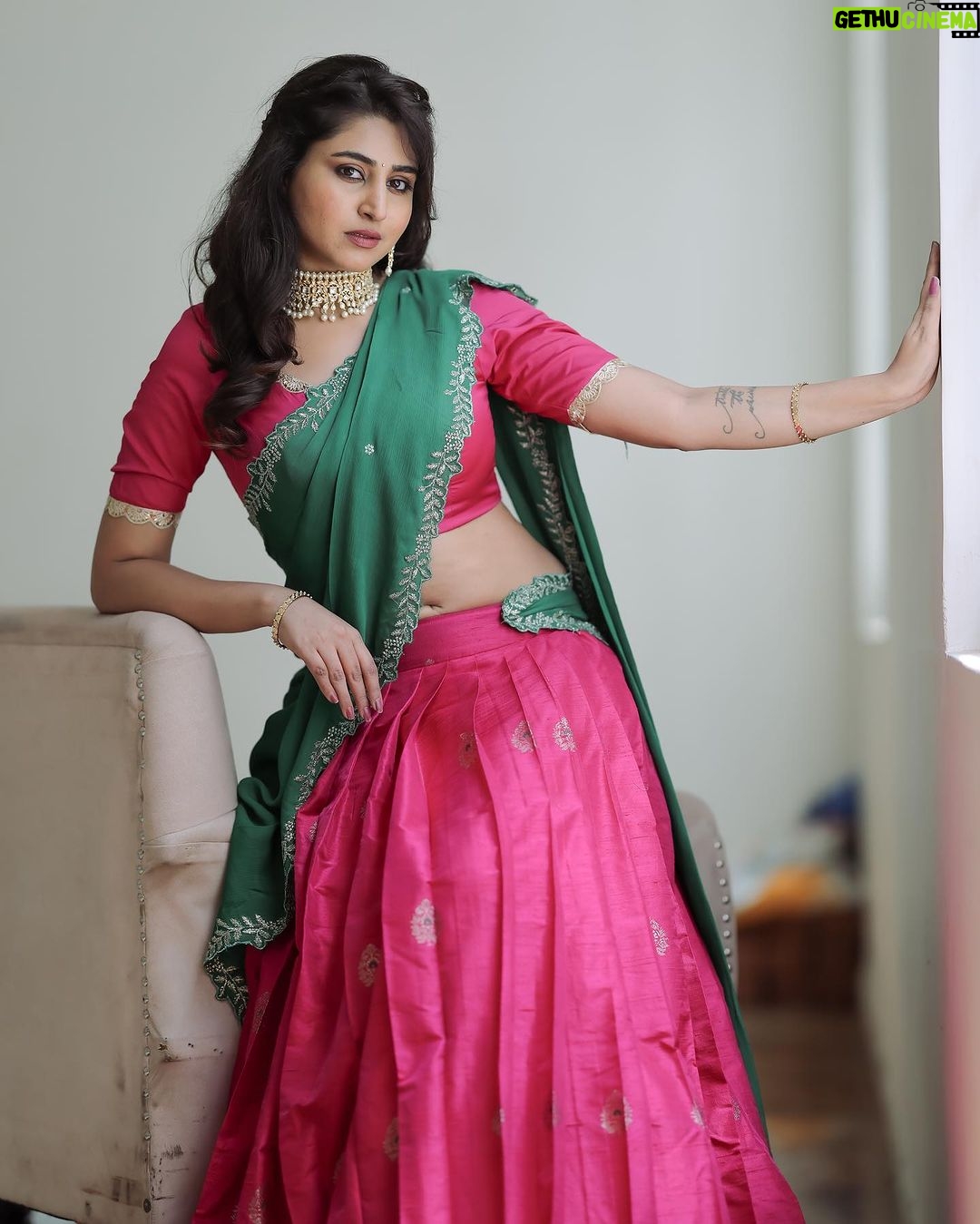 Varshini Sounderajan Instagram - Wearing @varahi_couture PC @maranstudioz