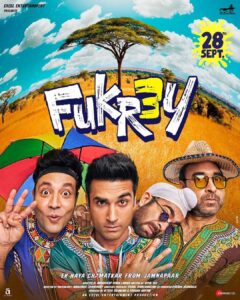 Varun Sharma Instagram - Leke aaye hai taaza khabar, ab nahi ho raha hai sabar. Iss baar hoga ek naya chumatkar from Jamnapaar! #Fukrey3 arriving in cinemas on 28th September, 2023. @pulkitsamrat @fukravarun @oyemanjot @pankajtripathi @therichachadha @mriglamba @excelmovies @ritesh_sid @faroutakhtar @vipulhappy @amalendu_dop @kassimjagmagia @vishalrr @aafilms.official @zeemusiccompany