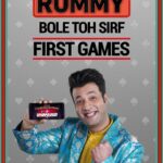 Varun Sharma Instagram - Jaise Mobile ON karte he internet yaad aata hai, Waise Rummy sunte he #FirstGames yaad aata hai. Download @firstgamesbypaytm and start playing Rummy! ♠️♥️♣️♦️ #RummyOnFirstGames #Rummy