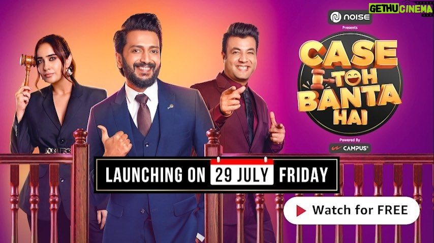 Varun Sharma Instagram - @riteishd ke saare ilzaam ko galat saabit karne and celebrities ko bachaane aa raha hu mein! #CaseTohBantaHai arrives on 29 July @amazonminitv @banijayasia @deepak30000