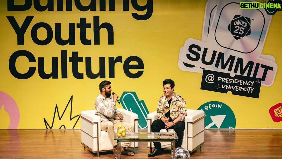 Varun Sharma Instagram - Had a great time at the @under25presidency Summit🔥 Filled with a lot of Love..Laughter.. and Warmth!❤️💫 Styled by @butterandmuse Jacket @Mahimamahajanofficial Chelsea boots @dablrshoes @mirsaif Bangalore, India
