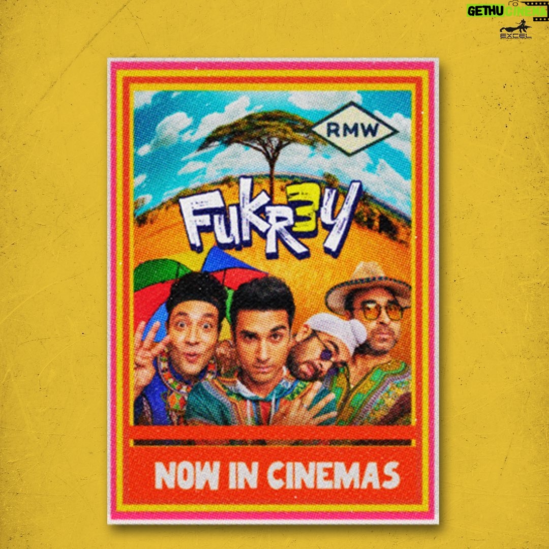 Varun Sharma Instagram - 1..2..3..4..Fukra Party Zindabad 🔥🎁 #Fukrey3 In Cinemas Now ❤️💫