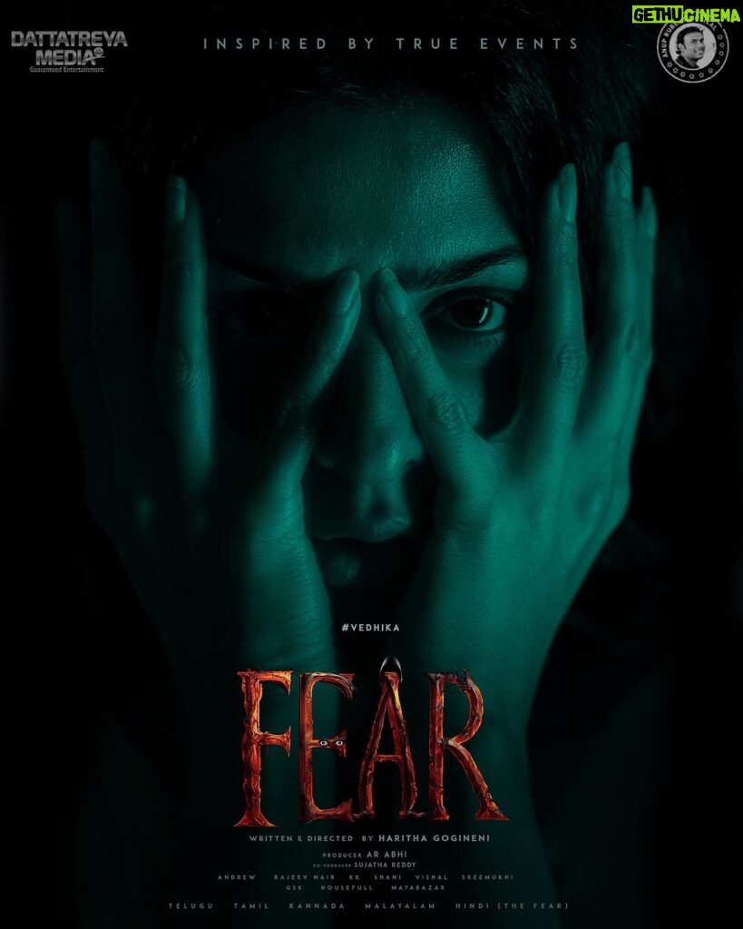 Vedhika Instagram - Thrilled to announce my next film in Telugu #FEAR ❤️‍🔥 Shoot commences tomorrow 🎬🎥 @vedhika4u #ARABHI @anuprubensmusic @harithagogineni @DattatreyaMedia DOP Andrew @arvindkrishna5