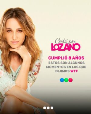 Verónica Lozano Instagram - Felices 8 años #CortaPorLozano 💜

Te queremos mucho @verolozanovl 💖

Mirá Corta Por Lozano de lun a vie a las 14.30 por @telefe