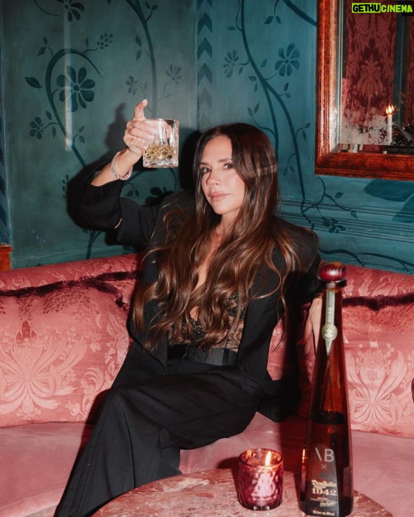 Victoria Beckham Instagram - Cheers to the #VBAW24 runway show with my incredible team! Time to celebrate with my friends, family and @DonJulioTequila! Bisous from Paris xx DON JULIO Tequila. 40% Alc/Vol. Imported by Diageo Americas, New York, NY. Sip responsibly. Don’t share w/ under 21. #Ad