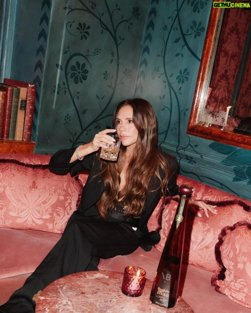 Victoria Beckham Instagram - Cheers to the #VBAW24 runway show with my incredible team! Time to celebrate with my friends, family and @DonJulioTequila! Bisous from Paris xx DON JULIO Tequila. 40% Alc/Vol. Imported by Diageo Americas, New York, NY. Sip responsibly. Don’t share w/ under 21. #Ad