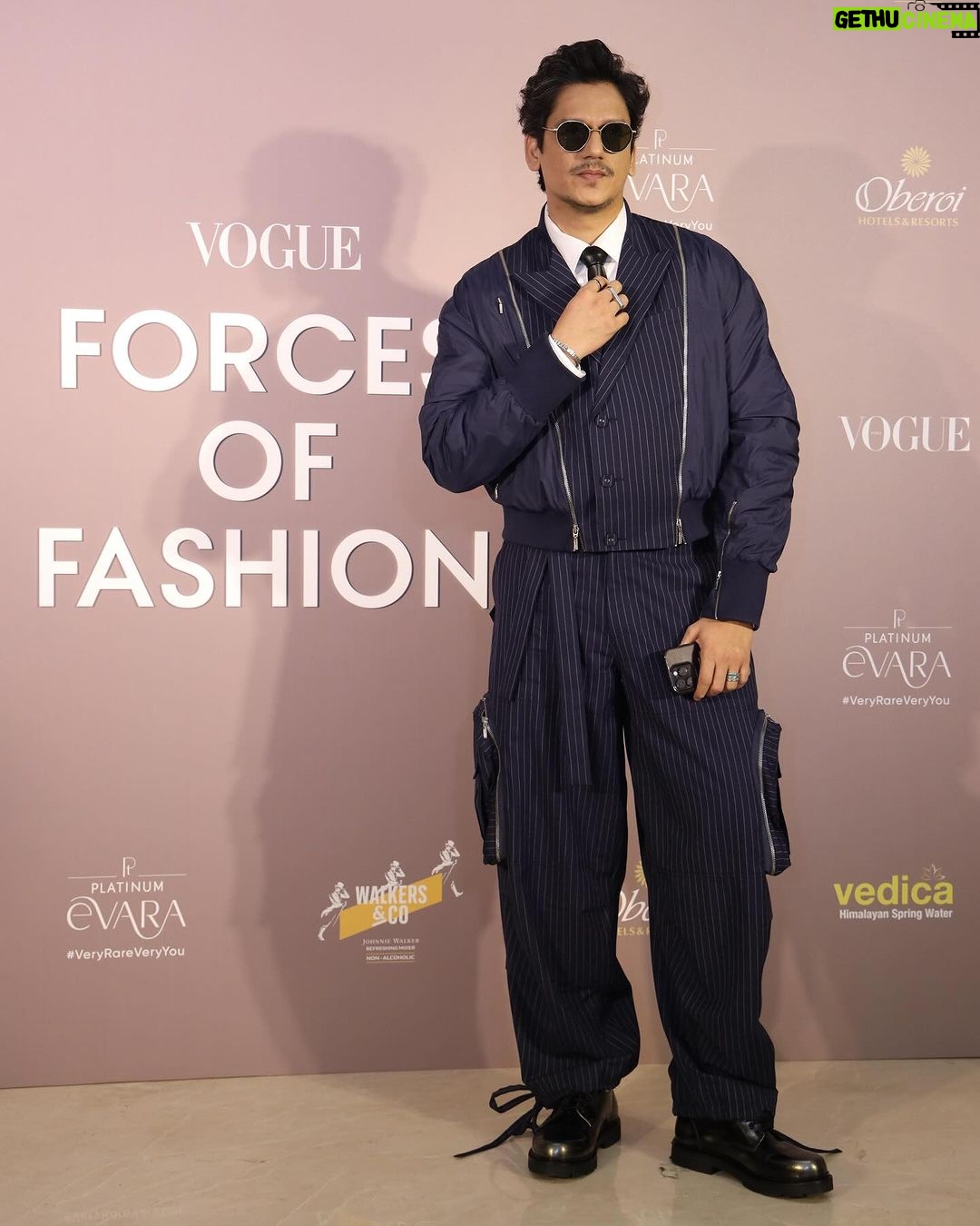 Vijay Varma Instagram - For @vogueindia’s #ForcesOfFashion Wearing this incredible design by my forever Arjun Saluja @rishtabyarjunsaluja Styled by @vrindaanarang