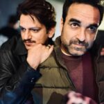 Vijay Varma Instagram - Some snippets from #MurderMubarak launch.. have you seen the trailer?👀