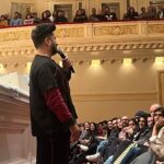 Vikas Khanna Instagram - What a history creating moment today. VIR DAS performed at the iconic Carnegie Hall in NY to a sold out audience. So much energy & brilliance on stage. This is not the first time Vir created history. On Nov 20th, he had won the International Emmy. More power to you brother for making India proud. XX 1. Vir enters the stage at the iconic @carnegiehall 2.3.4. Mesmerized audience 5. Standing applause for @virdas & @zarnagarg for 5 minutes. ❤️🥰 6.7. Backstage 8. Vir announced as a WINNER at Emmy 9. The king arrives & I shot it through Ekta Kapoor’s Emmy 10. Backstage