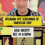 Vikas Khanna Instagram - Hello NEW YORK. We are super excited to announce that there will be 2 screenings of @americansikhfilm soooon. The brilliant Vishavjit Singh, Ryan & yours truly will be present for the screening & to answer your questions. Will miss you Guneet. ❤️ Looking forward to seeing you soon. Asia Society. Thu 14 Dec 2023 6:30 - 10 p.m. 725 Park Avenue New York, NY 10021 —————————— Rubin Museum of Art. Sat 16 Dec 4.30 - 5.30 p.m. 150 West 17th Street, New York, NY 10011