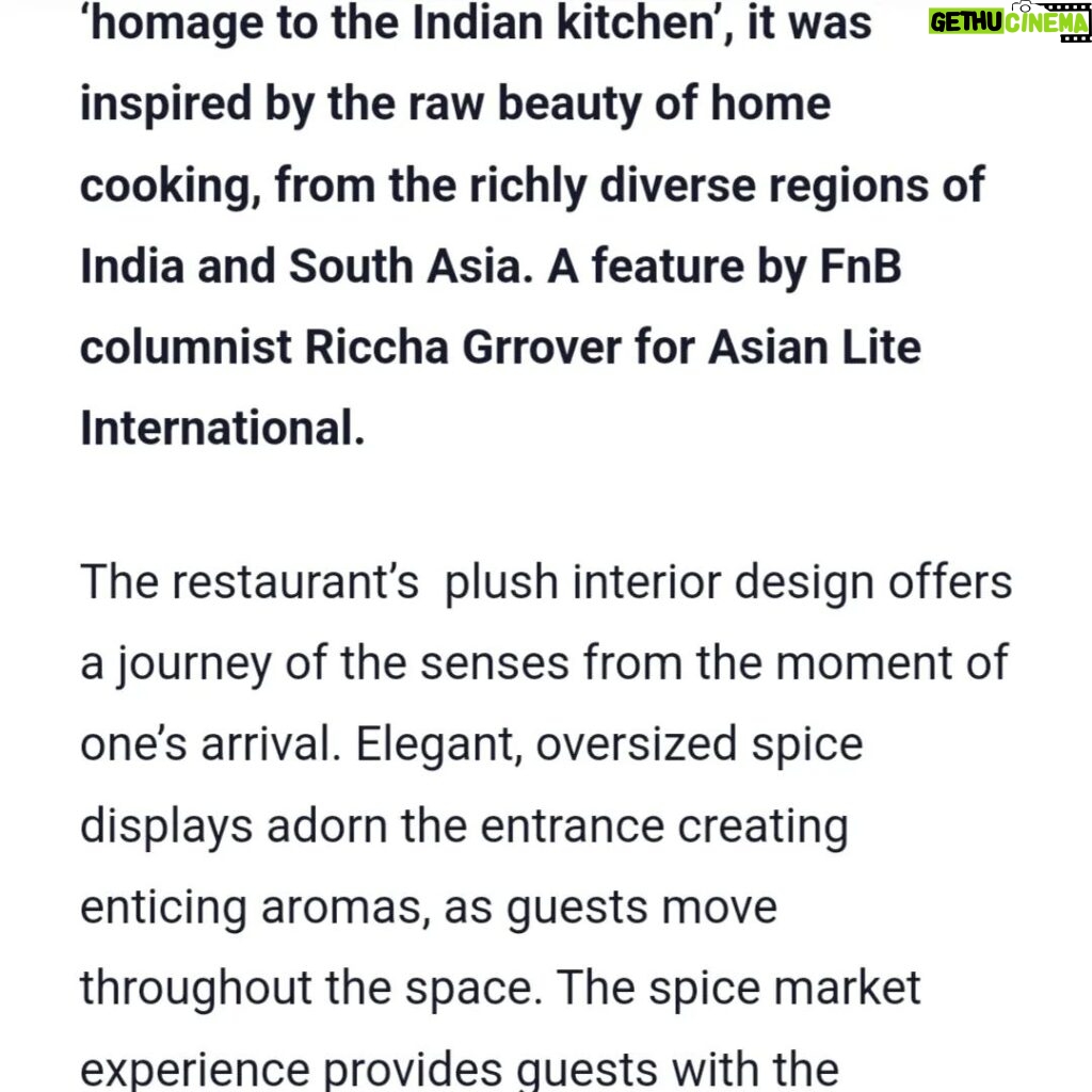 Vikas Khanna Instagram - Thank You @aspire_magazine_london_ for telling our story to the world ! It's an absolute honour to share space with your own guruji @vikaskhannagroup. Could not have asked for more to end this year! "Kinara top notch Indian Cuisine in Dubai". #aspire #London #dubai #dubairestaurants #stories #kinarabyvikaskhanna #vikaskhannagroup #kinara #topnotch #indianrestaurant