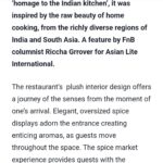 Vikas Khanna Instagram - Thank You @aspire_magazine_london_ for telling our story to the world ! It's an absolute honour to share space with your own guruji @vikaskhannagroup. Could not have asked for more to end this year! "Kinara top notch Indian Cuisine in Dubai". #aspire #London #dubai #dubairestaurants #stories #kinarabyvikaskhanna #vikaskhannagroup #kinara #topnotch #indianrestaurant