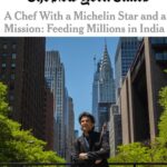 Vikas Khanna Instagram – Today December 2nd, 23 years ago I moved to the U.S. 
One of the biggest decisions I made in my life. 
Leaving everything that was mine & familiar to start all over again. 

Fell in love with Manhattan. It gave me the power to bring Indian Cuisine & Culture to the World’s biggest platforms. 

Some of the biggest highlights remain- 
1. Selling food on the streets of NY. 
2. Cooking at James Beard with my sister Radha behind me. 
3. Radha’s Graduation from FIT. 
4. Cooking for 4 American Presidents. 
5. Working with Gordon Ramsay. 
6. Working with my mentor-friend Eric Ripert 
7. Serving more than 80 Million Meals from NY during pandemic. 
8. Launching 41 books with the most varied subjects. 
9. Winning a Michelin Star
10. Standing applause for THE LAST COLOR at United Nations Headquarters.