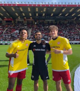 Vikram Barn Instagram - The most lethal strike force & @noahbeck Charlton Athletic FC