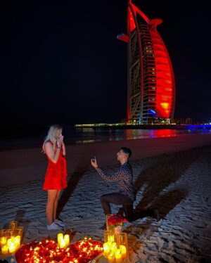 Vikram Barn Instagram - We’re engaged! ❤️

These years together have been magical, here’s to many more 🥰