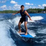 Vikram Barn Instagram – Surfs up 🏄🏻‍♂️ 

Shoutout to @mrwoofless for the lessons 🙌🏽 Georgian Bay Islands National Park