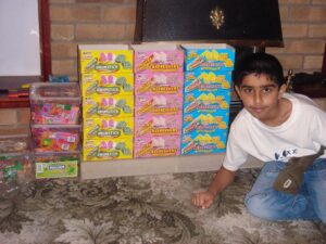 Vikram Barn Instagram - Throwback to my original hustle, before I started YouTube 😂