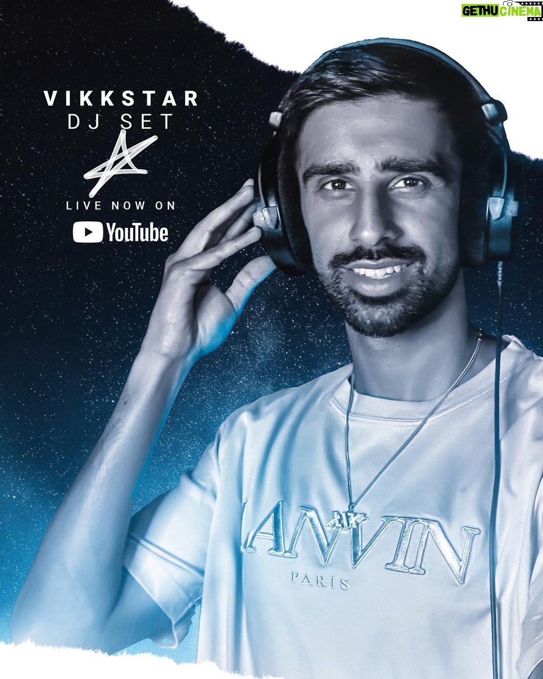 Vikram Barn Instagram - Filmed a live set for my YouTube channel. Hope you enjoy 🔊