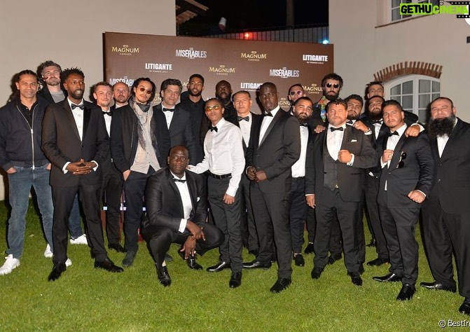 Vincent Cassel Instagram - LES MISÉRABLES de @ladjly projo/after party @festivaldecannes #kourtrajmegang ✌🏼/❤️ 📸 @backstage2.0 Palais des Festivals, Cannes