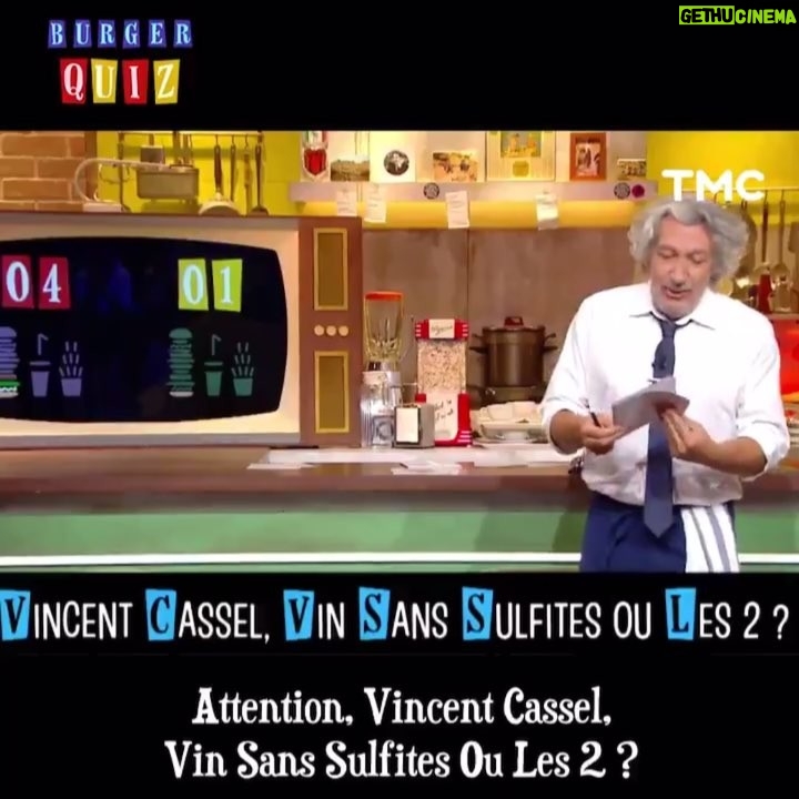 Vincent Cassel Instagram - Merci @burgerquiz @ebouefabrice @edouard.baer @anne_depetrini #replay @tmc_tv Paris, France