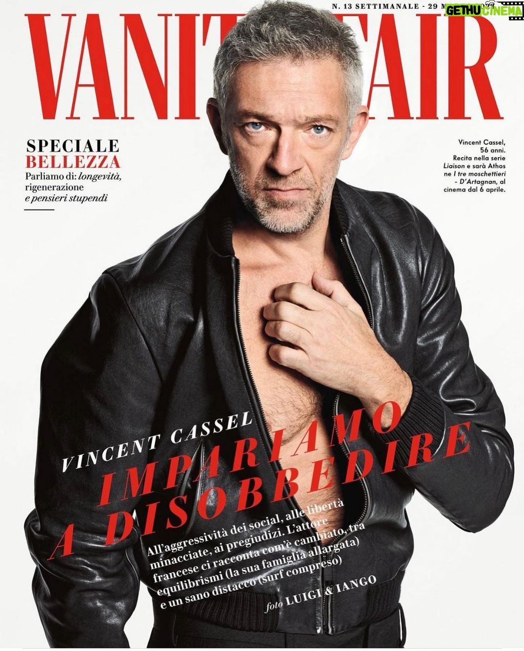 Vincent Cassel Instagram - @vanityfairitalia @lestroismousquetaireslesfilms @appletvplus ##liaison @prada @pathefilms