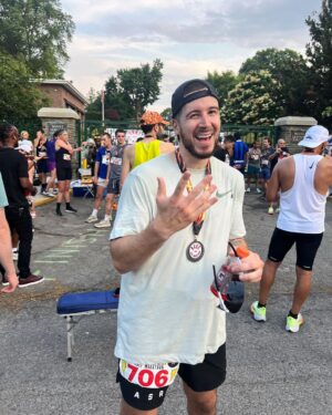 Vinny Guadagnino Instagram - Just Did a lil random half marathon in nyc. The kicker is that I was sick and have had lingering cough keeping me awake at night  for the last 2 weeks. I Could barely stand up let alone train for this . But Yesterday I finally felt a little better and my doctor cleared me to run . I  had doubts but i trusted myself and all the training I’ve been doing the last few years and knew that no matter what I would finish even if I had to walk . I finished strong and even made some decent time. If you stay ready you don’t have to get ready ! Next step a full marathon ! 🏃🏻