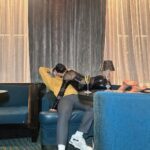 Vinny Guadagnino Instagram - Being single is crazy. One day I’m with my boo…the next I’m with yours. - (ps this is a joke hence the man catching us “cheating” and the caption. She is my friend and we are not kissing)