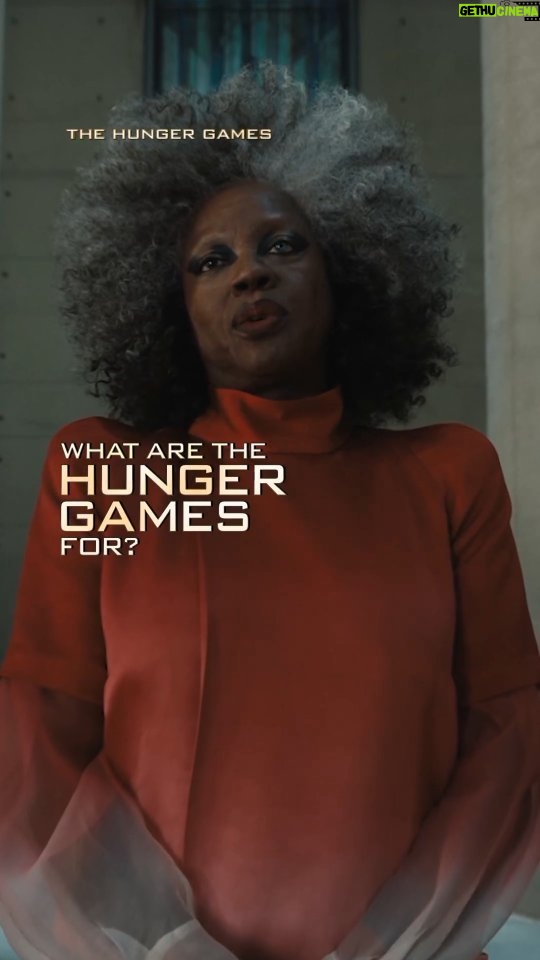 Viola Davis Instagram - What are the Hunger Games for? See #TheHungerGames: The Ballad of Songbirds & Snakes in theaters, or buy now and watch at home instantly. 🔄@thehungergames