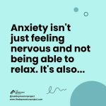 Viola Davis Instagram - Drop three 🩵🩵🩵 if you feel this . Comment below: How else does anxiety present? What are some other misconceptions we need to clear up about anxiety? 🔄@realdepressionproject