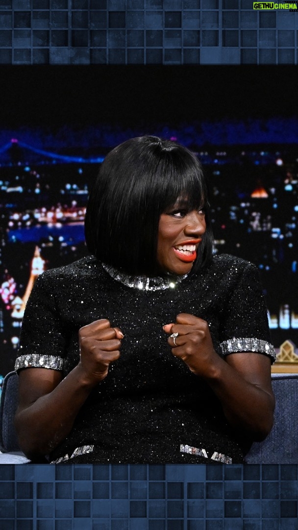 Viola Davis Instagram - @violadavis’ makeup in @thehungergames: Ballad of Songbirds & Snakes was quite the process 😂 #FallonTonight #TheHungerGames The Tonight Show Starring Jimmy Fallon
