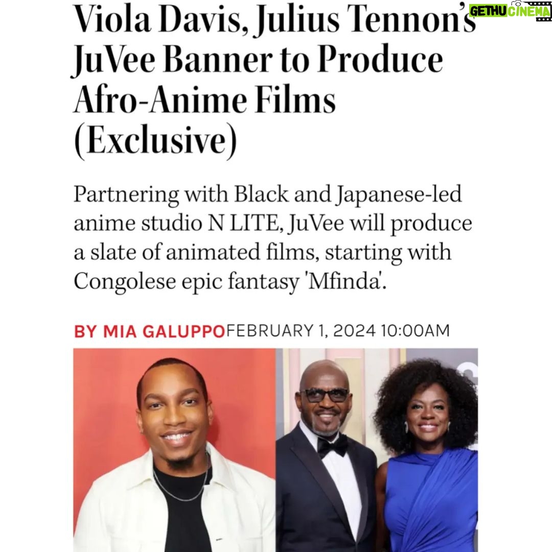 Viola Davis Instagram - We are dreaming fiercely at @JuVeeProductions! Onward and upward 👊🏿❤️ @nlite_us #Mfinda @hollywoodreporter #LinkInBio