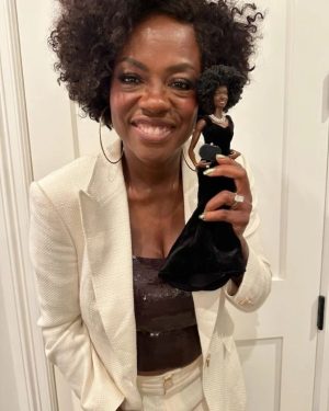 Viola Davis Instagram - 6 year old Viola is squealing. 58 year old Viola is....proud. Thank you @Mattel for this one-of-a-kind @Barbie! 🥹😭❤️ #Barbie65