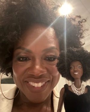 Viola Davis Instagram - 6 year old Viola is squealing. 58 year old Viola is....proud. Thank you @Mattel for this one-of-a-kind @Barbie! 🥹😭❤️ #Barbie65