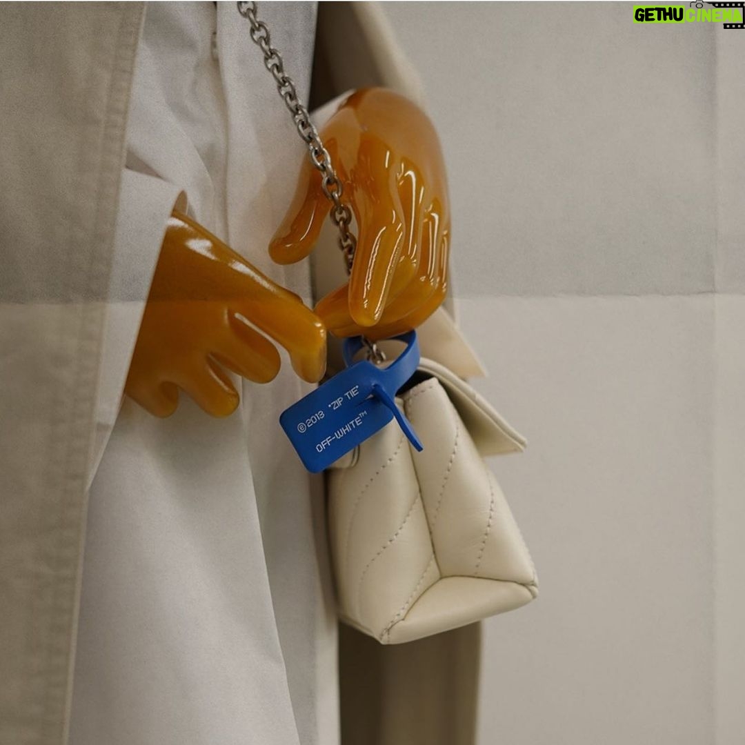 Virgil Abloh Instagram - @off___white__paris “mini-Jackhammer” bag, textures & etc. Off-White Paris