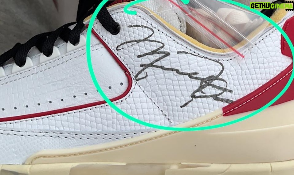 Virgil Abloh Instagram - Jordan’s have have something indescribable quality about them if you really think about it. this Jordan 2 low i have coming is a deep dive into homage into a often overlooked chapter & silhouette in the early Jordan era. long story short, we 3D scanned an actual pair from Michael Jordan’s personal stack of shoes he received from Nike before that seasons games. via his stock of brand new pairs each game he often, wore box fresh pairs, signed pairs for fans etc. i got a pair from Nike DNA archive. from that pair that is obviously crumbling today we made these @off____white c/o Jordan @jumpman23 pairs. got his autograph with different pens to apply on the shoes. reshaped the toebox for today, super obsessive on all the details. museological. even borrowed medical technology for the scans. follow the process on www.public—-domain.com @arch___itecture ~ 𝚕𝚒𝚗𝚔 𝚒𝚗 𝚋𝚒𝚘 design premise: trap the indescribable into the object. i uploaded all my personal Adobe design files to the site too. the ideas are free and endless on this side ✍🏾✨® United Center