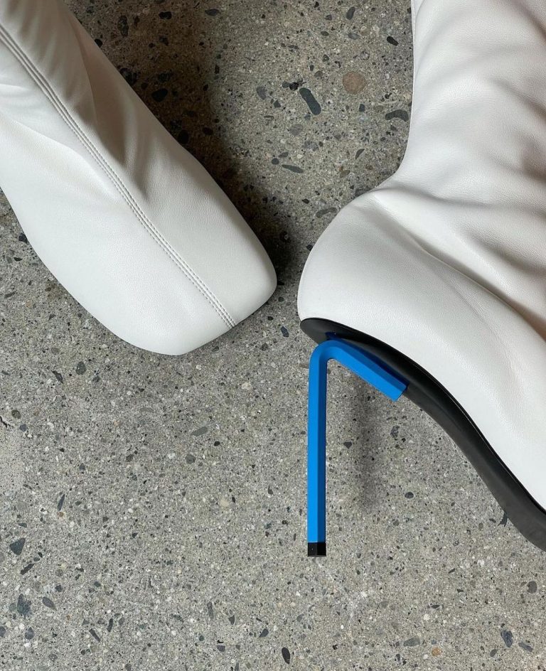 Virgil Abloh Instagram - @Off____White™ Allen 🔧✨ heels Off-White Paris