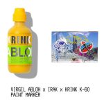 Virgil Abloh Instagram - special “@canary____yellow” K-60 paint marker edition of @iraknyc @krinknyc in support of @sneezemag “50” ~ link to acquire via each of the whole crews bios.