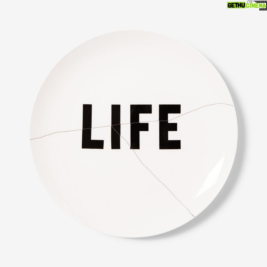 Virgil Abloh Instagram - was commissioned for artwork by the fine folks at @artistplateproject. the end result, my plate titled, "Life Itself," an edition of 250, to benefit @nyhomeless and their work to help homeless (not homeless but, friends in our book) and low-income individuals in NYC. The sale of one plate, which will be available this Tuesday, November 16, can feed to up 100 homeless and hungry New Yorkers. @post_____modern logic® ⠀⠀⠀⠀⠀⠀⠀⠀⠀ visit @artistplateproject for more info.