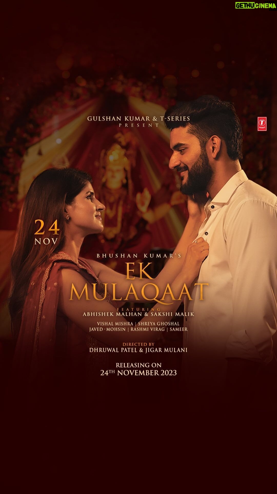 Vishal Mishra Instagram - #ekmulaqaat teaser ❤️ Song Out On 24th! this one will be 🚀🔥💔❤️ #tseries #BhushanKumar @tseries.official @fukra_insaan @sakshimalikk @shreyaghoshal @javedmohsin_official #Sameer @dhruwal.patel @jigarmulani @castingchhabra @sonalc23