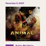 Vishal Mishra Instagram - #PehleBhiMain echoing globally 🌍What a Pre-Birthday Gift. Thank you for this love🙏🧿 Onwards & Upwards 🚀 ❤️‍🩹 #Animal #TeamWork