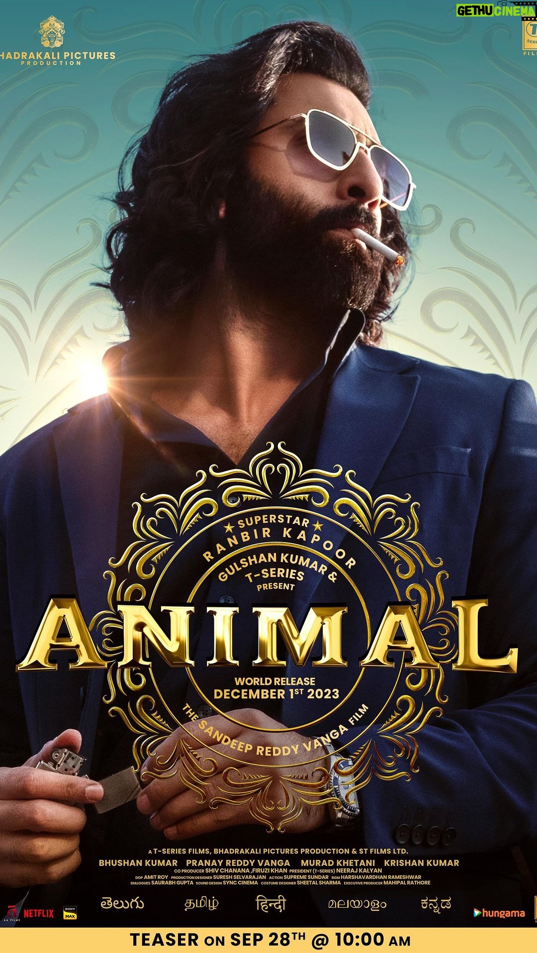 Vishal Mishra Instagram - The Animal Teaser Is Here 🔥 Our Next ! #Animal on 1st December 🙌🏼 . . @anilskapoor #ranbirkapoor @iambobbydeol @rashmika_mandanna @tripti_dimri @sandeepreddy.vanga #bhushankumar @pranayreddyvanga @muradkhetani #krishankumar @tseriesfilms @rajshekharis @shivchanana @neerajkalyan24 @rajchanana @sonalc23 @shivamchanana @vivinsachdeva & team. .