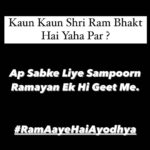 Vishal Mishra Instagram - #RamAayeHaiAyodhya Suniye Aur Pure Parivaar Ko Sunaiye , #jaishriram 🙏🏽🧡🚩 #ramnavmi . . . . . . @mekaushalkishore @mayurhasija @clikrecords @gauravvaswaniofficial #vishalmishra