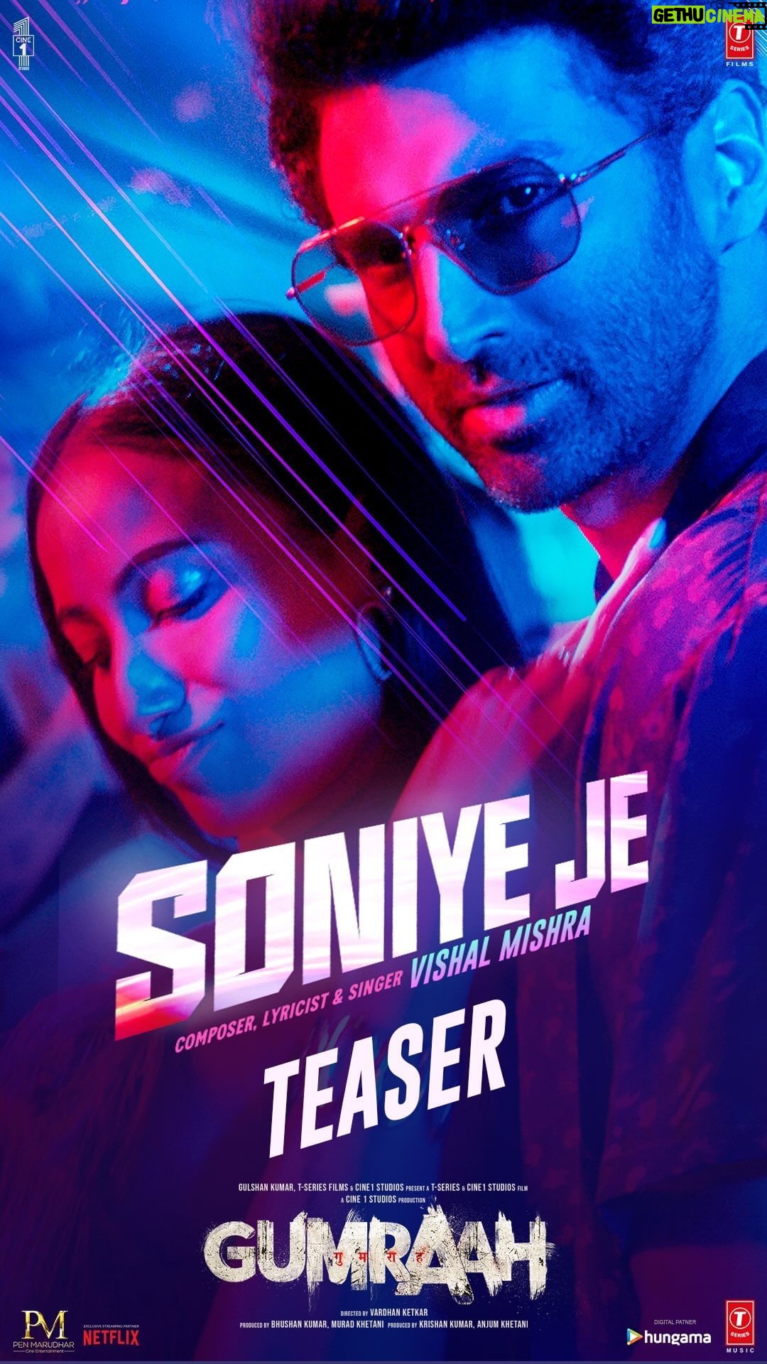 Vishal Mishra Instagram - #soniyeje feat. @adityaroykapur ⭐️out tomorrow 🎵🕺🏽🔥 Get Set Ready Fam ❤️🔥 #gumraah . @mrunalthakur @vedikapinto @v__________k @ronitboseroy @muradkhetani #BhushanKumar #KrishanKumar @anjummurad @cine1studios @tseriesfilms @tseries.official @vishalmishraofficial @adil_choreographer @shivchanana @neerajkalyan24 @castingchhabra @aksnash @vineetmalhotra @deepakkalra #VishalMishra