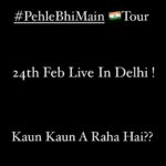 Vishal Mishra Instagram - We start from #delhi ,Ticket link in bio 🎵 #VishalMishraLive