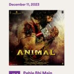 Vishal Mishra Instagram - #PehleBhiMain ,Number #1 in India🇮🇳 & #43 globally🌍 It’s you and your love that has done this.Thank you from me & the whole team. Love you all ❤️🧿 #Animal #TeamWork . . PS - posting this at 38000 while I travel back home from #CapeTown ✈️